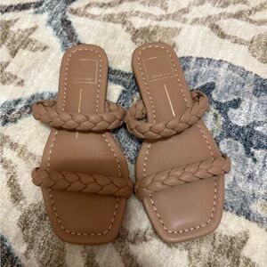 Braided Tan Sandals
